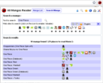 All Mangas Reader's search tool
