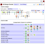All Mangas Reader's search tool