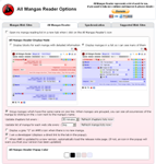 All Mangas Reader's options - AMR's options